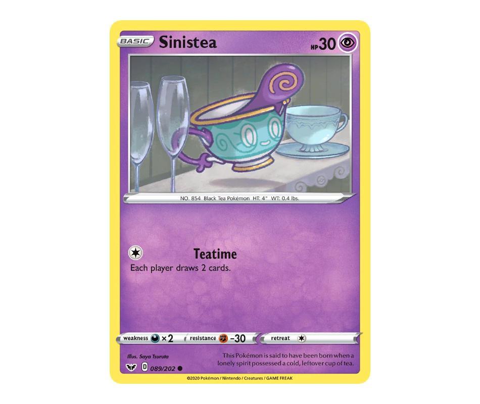 Pokemon: Sinistea 089/202 - Sword & Shield | Romulus Games