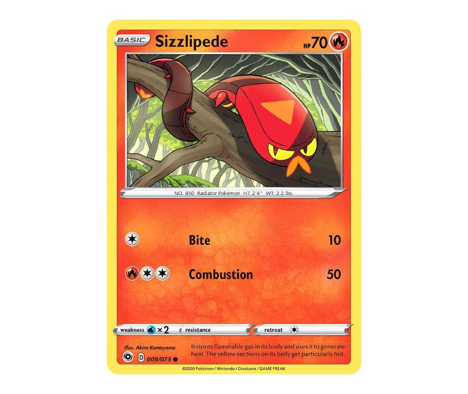 Pokemon: Sizzlipede 009/073 - Champion's Path | Romulus Games