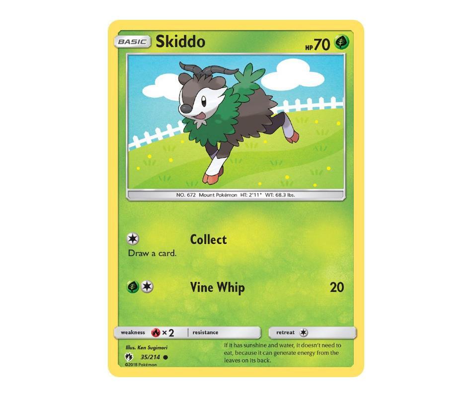 Pokemon: Skiddo 35/214 - Lost Thunder | Romulus Games