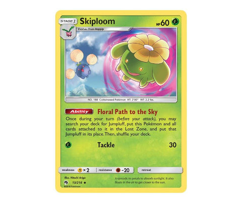 Pokemon: Skiploom 13/214 - Lost Thunder | Romulus Games