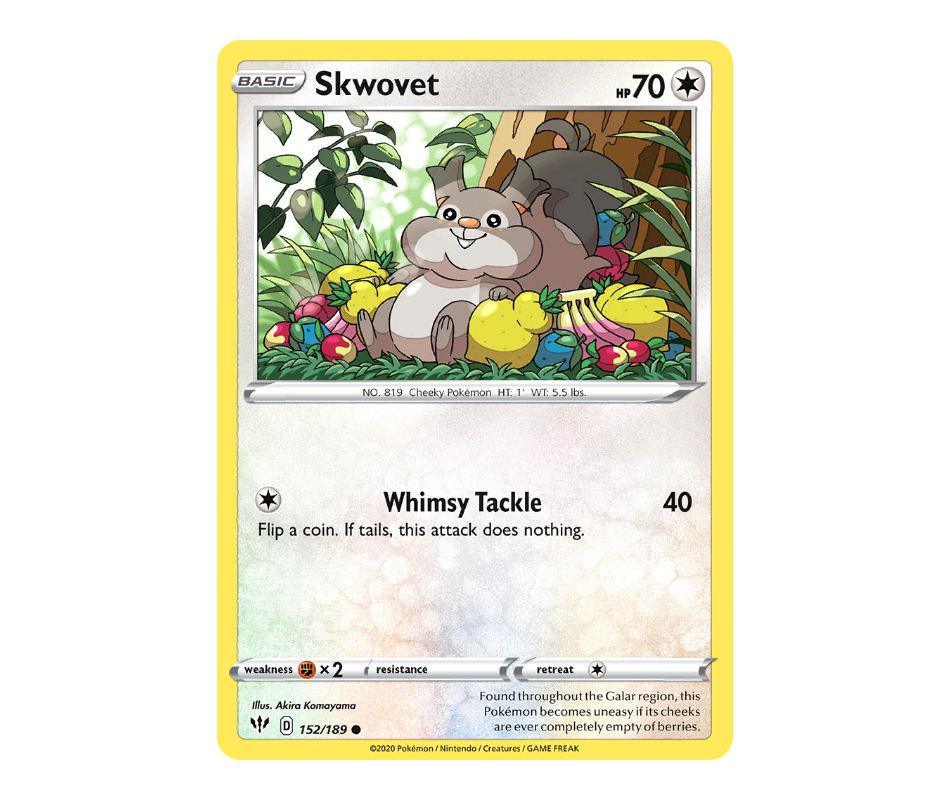 Pokemon: Skwovet 152/189 - Darkness Ablaze | Romulus Games