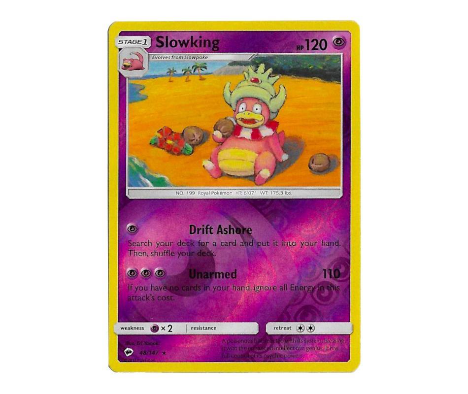 Pokemon: Slowking 48/147 (Reverse Holo) - Burning Shadows | Romulus Games