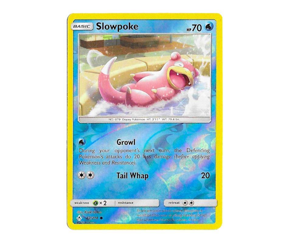 Pokemon: Slowpoke 42/214 (Reverse Holo) - Unbroken Bonds | Romulus Games