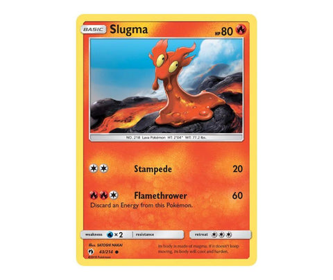 Pokemon: Slugma 43/214 - Lost Thunder | Romulus Games