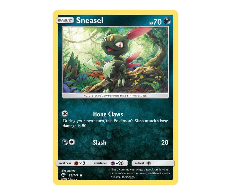 Pokemon: Sneasel 85/147 - Burning Shadows | Romulus Games