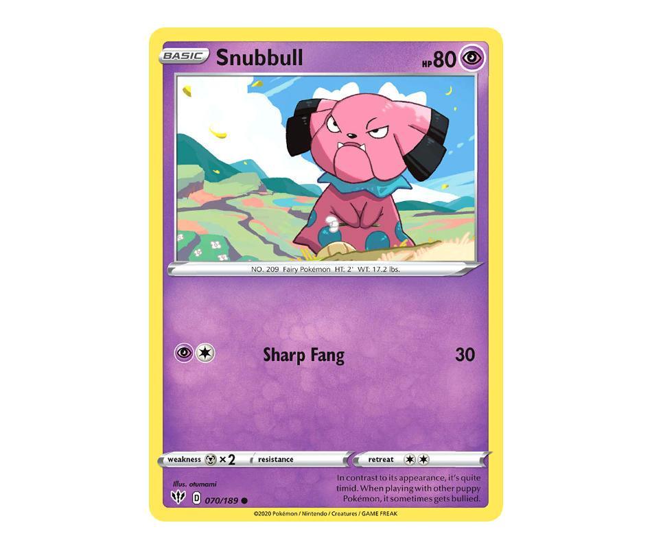 Pokemon: Snubbull 070/189 - Darkness Ablaze | Romulus Games