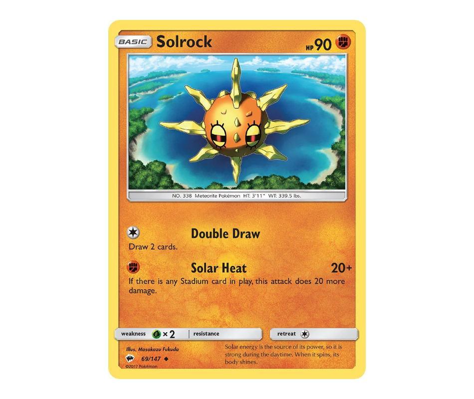 Pokemon: Solrock 69/147 - Burning Shadows | Romulus Games