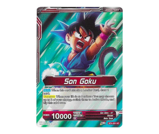 Dragon Ball Super: Son Goku/Energy Burst Son Goku BT4-001 - Colossal Warfare | Romulus Games
