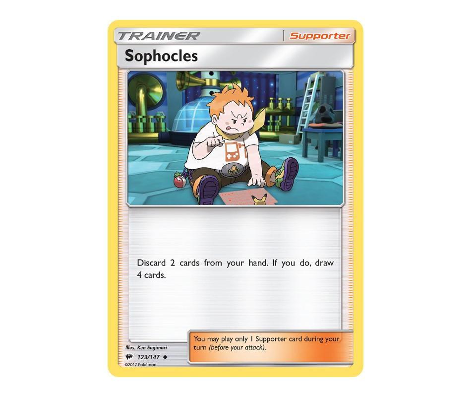 Pokemon: Sophocles 123/147 - Burning Shadows | Romulus Games