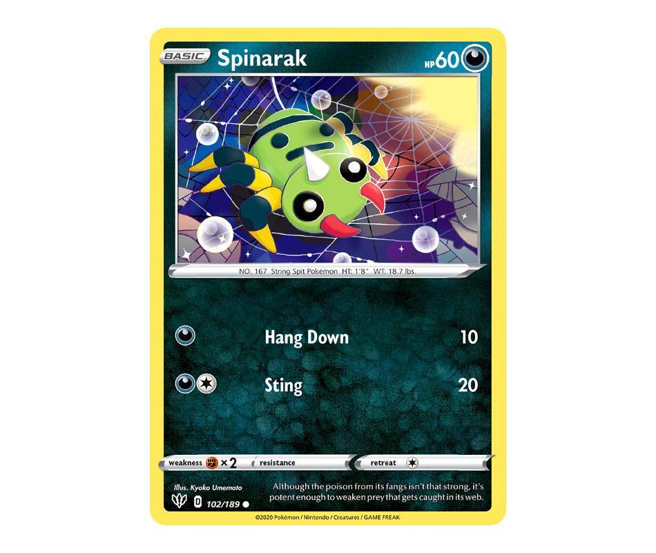 Pokemon: Spinarak 102/189 - Darkness Ablaze | Romulus Games