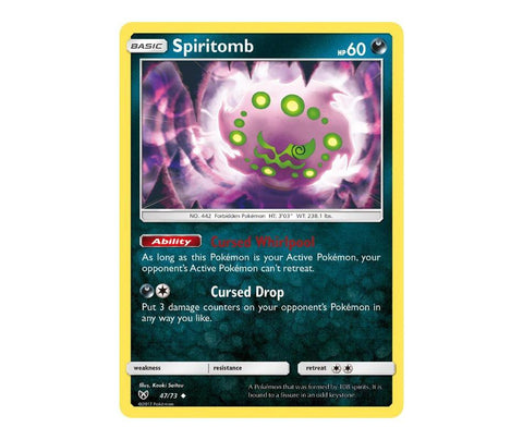 Pokemon: Spiritomb 47/73 - Shining Legends | Romulus Games