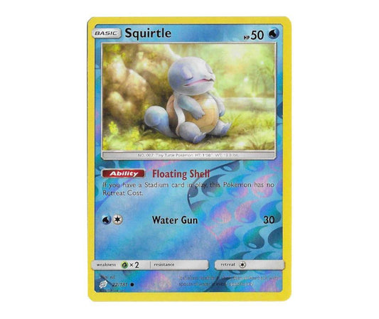 Pokemon: Squirtle 22/181 (Reverse Holo) - Team Up | Romulus Games