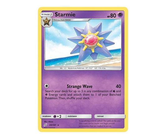 Pokemon: Starmie 65/181 - Team Up | Romulus Games