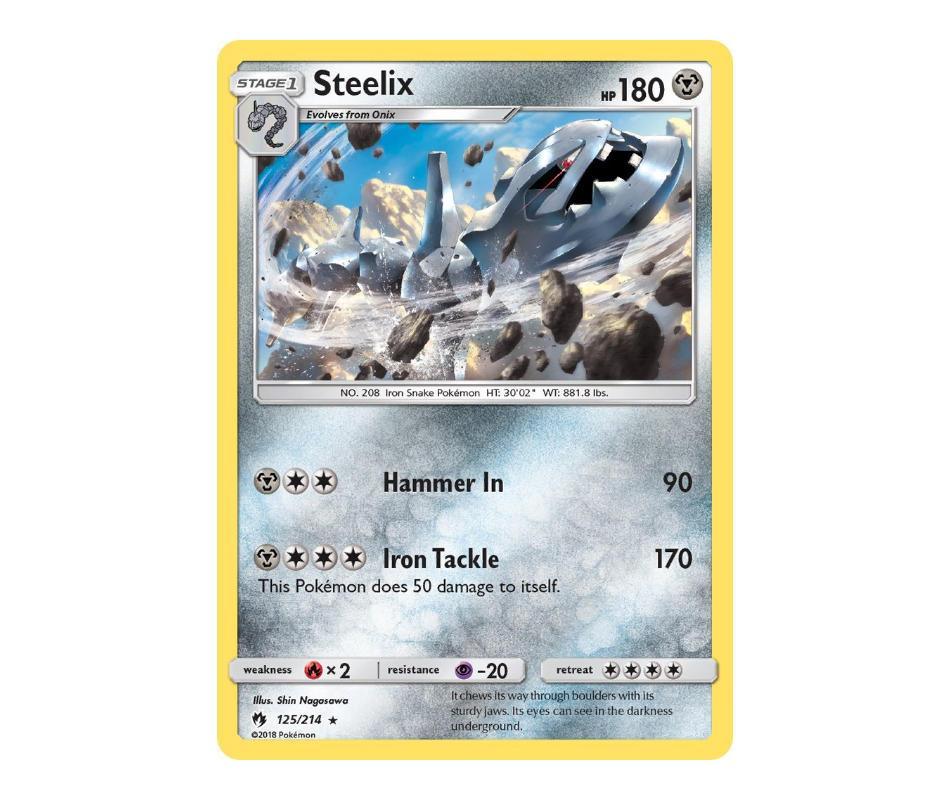 Pokemon: Steelix 125/214 - Lost Thunder | Romulus Games