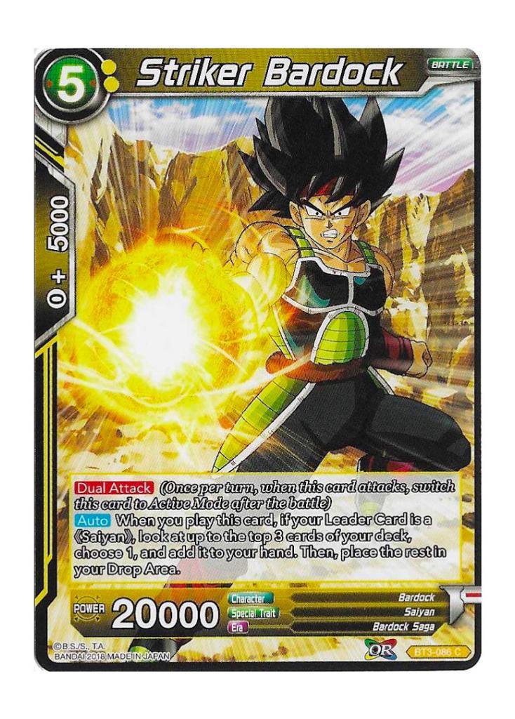 Dragon Ball Super: Striker Bardock BT3-086 - Cross Worlds | Romulus Games