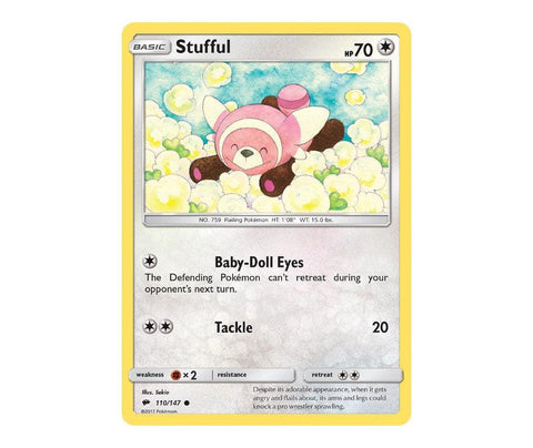 Pokemon: Stufful 110/147 - Burning Shadows | Romulus Games