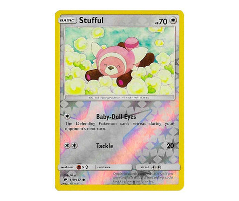 Pokemon: Stufful 110/147 (Reverse Holo) - Burning Shadows | Romulus Games