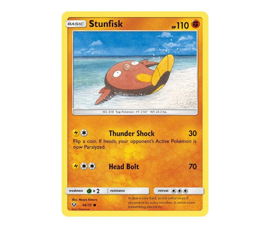 Pokemon: Stunfisk 46/73 - Shining Legends | Romulus Games