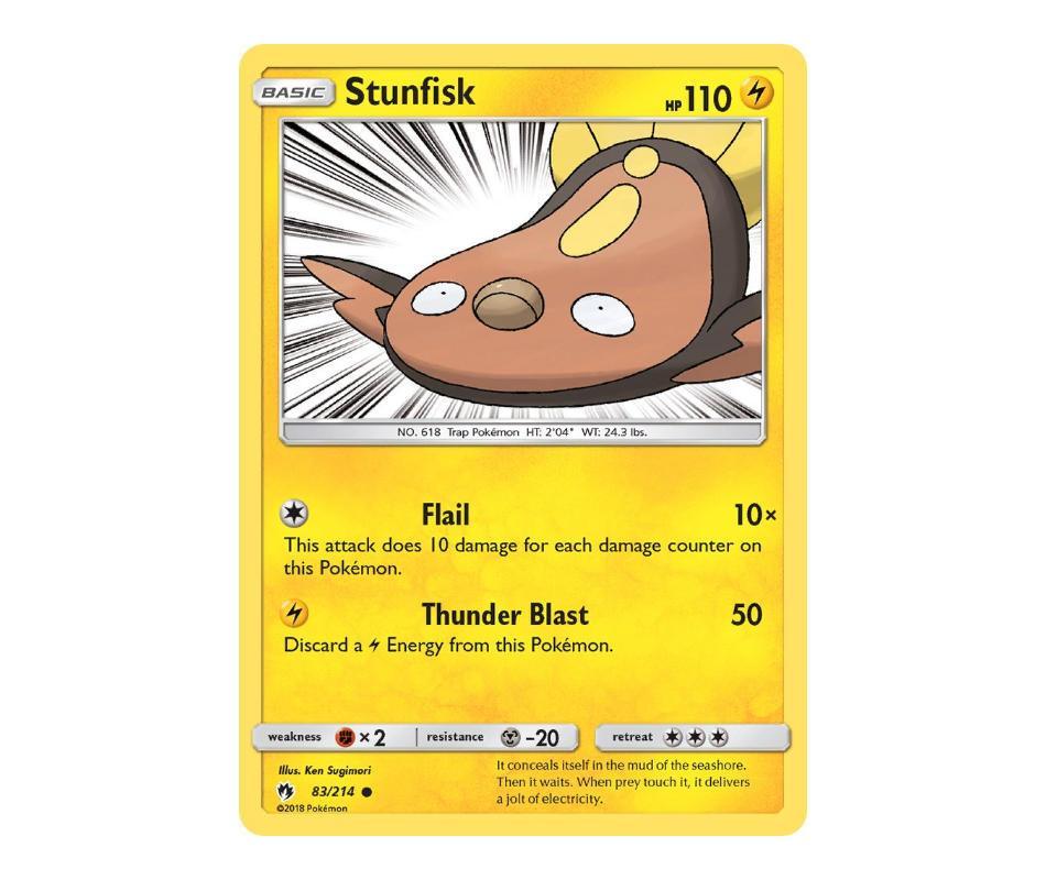 Pokemon: Stunfisk 83/214 - Lost Thunder | Romulus Games