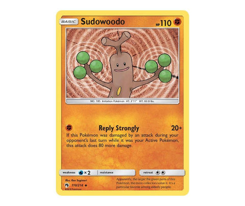 Pokemon: Sudowoodo 110/214 - Lost Thunder | Romulus Games