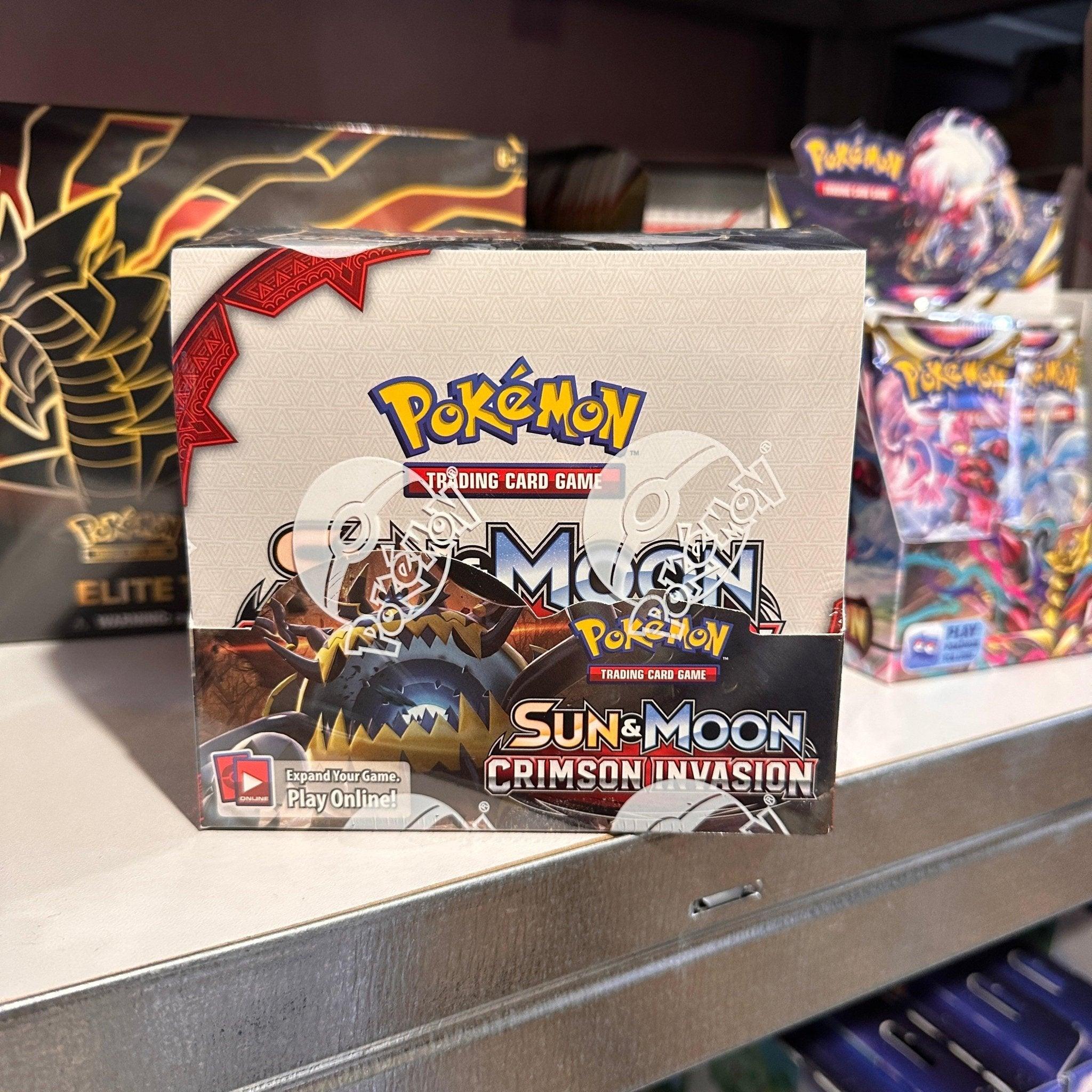 Pokemon TCG: Sun & Moon Crimson Invasion - Booster Box Romulus Games Pokemon TCG: Sun & Moon Crimson Invasion - Booster Box Romulus Games