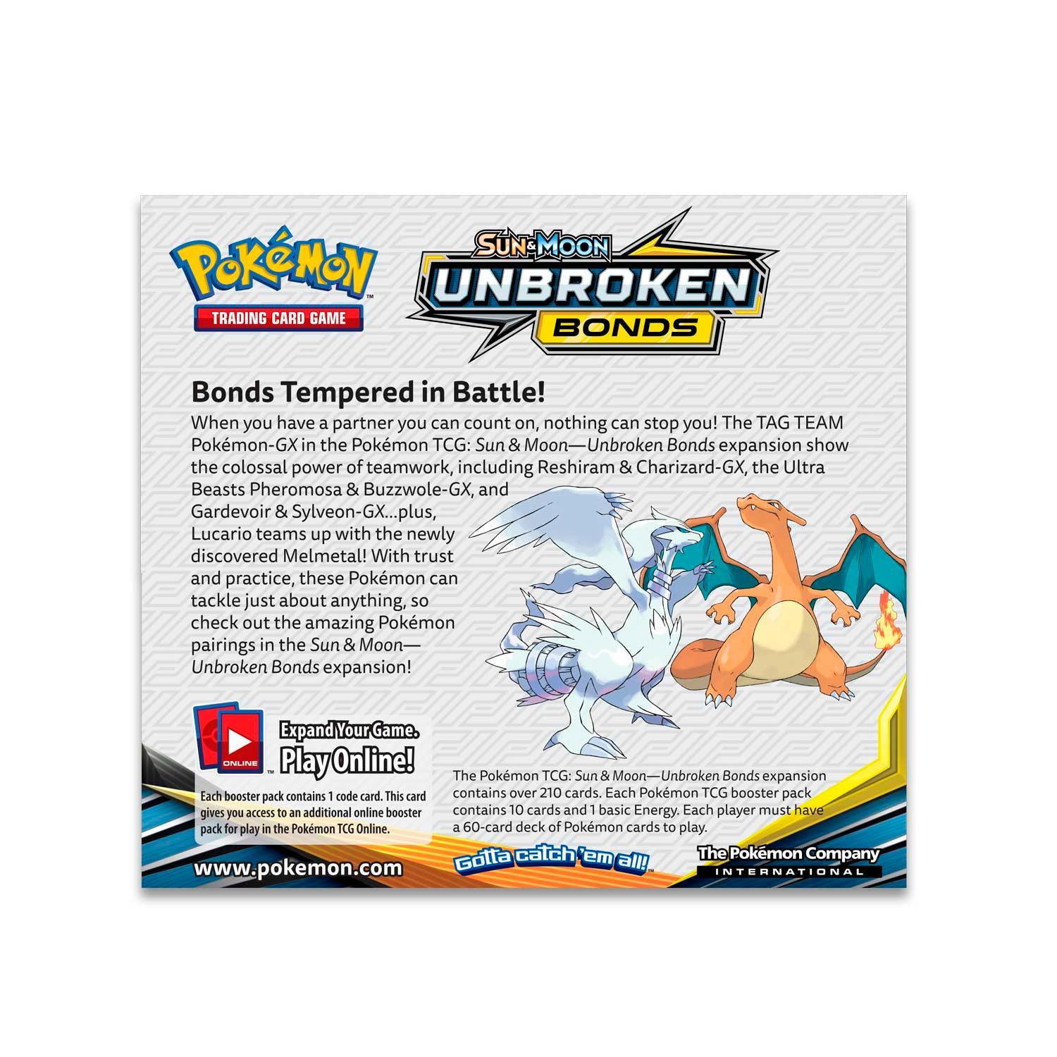 Pokemon: Sun & Moon Unbroken Bonds - Booster Box | Romulus Games