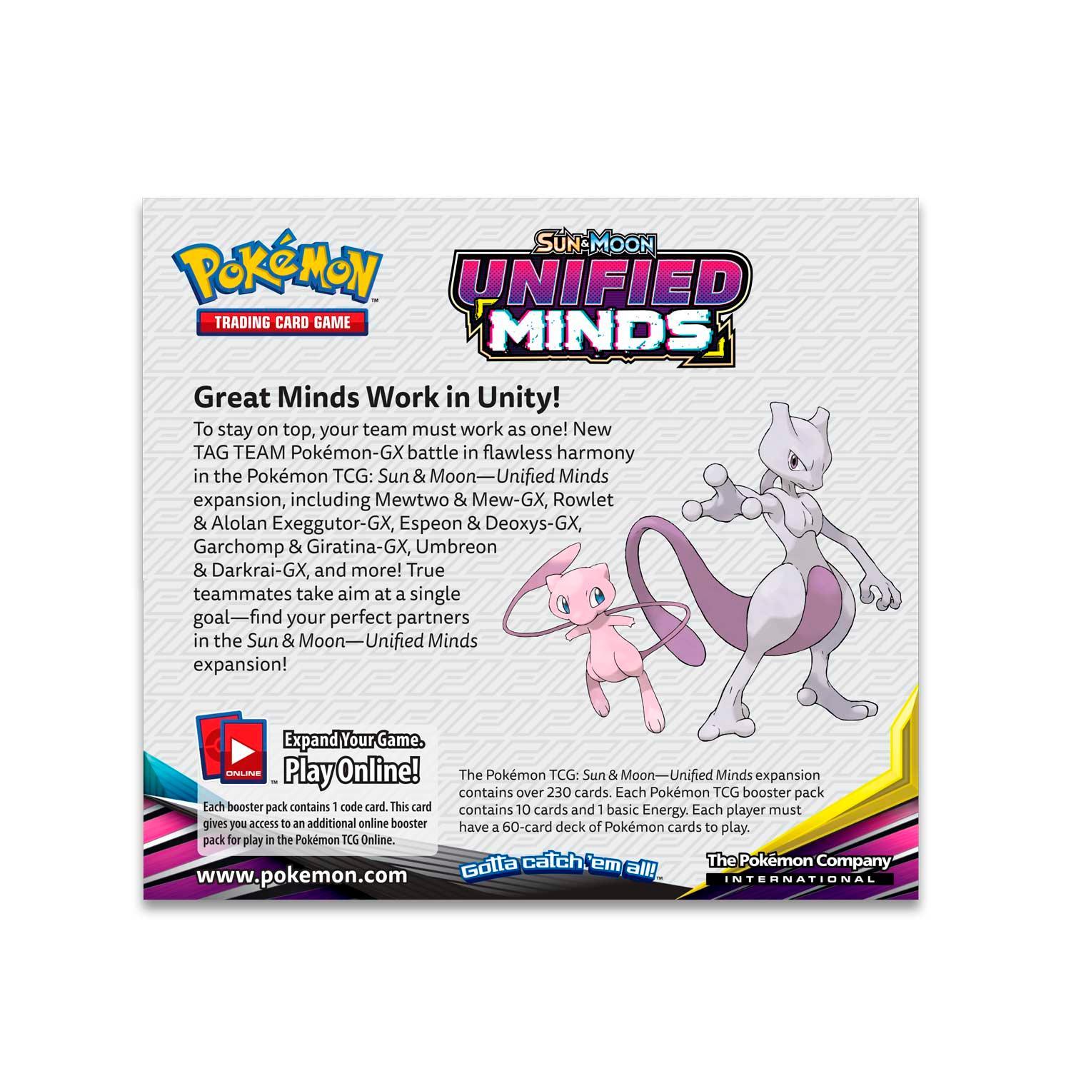 Pokemon: Sun & Moon Unified Minds - Booster Box | Romulus Games