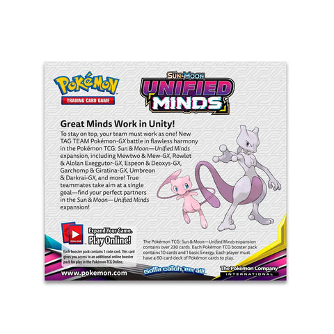 Pokemon: Sun & Moon Unified Minds - Booster Box | Romulus Games