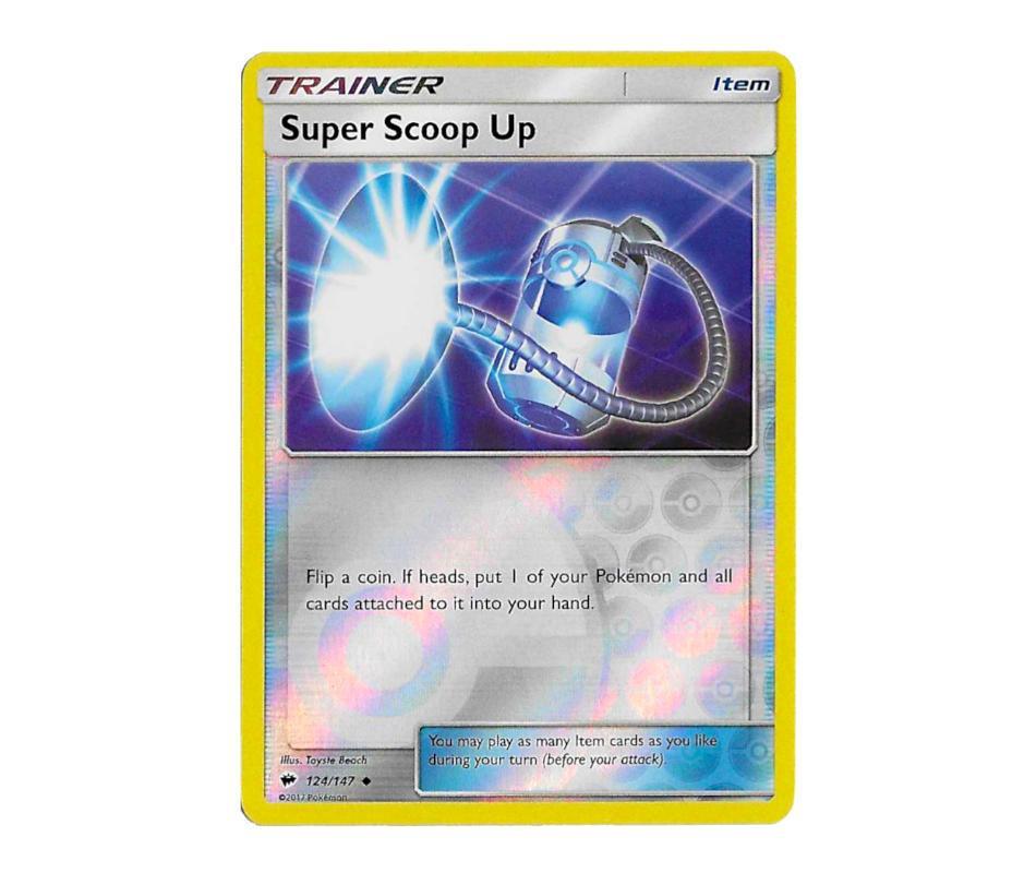 Pokemon: Super Scoop Up 124/147 (Reverse Holo) - Burning Shadows | Romulus Games