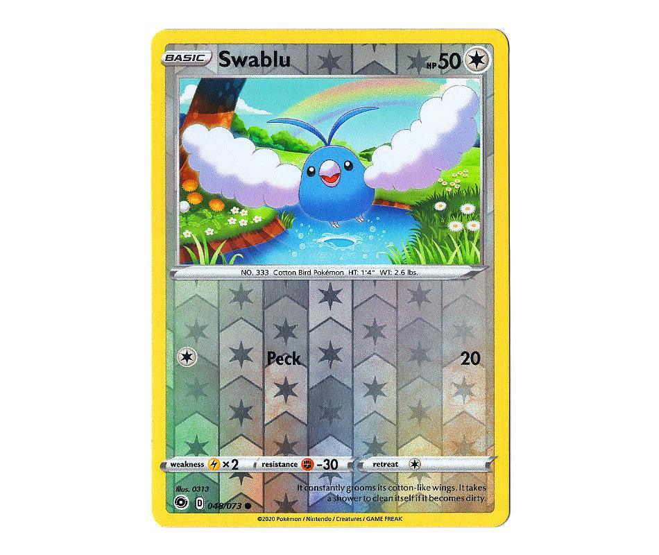 Pokemon: Swablu 048/073 (Reverse Holo) - Champion's Path | Romulus Games