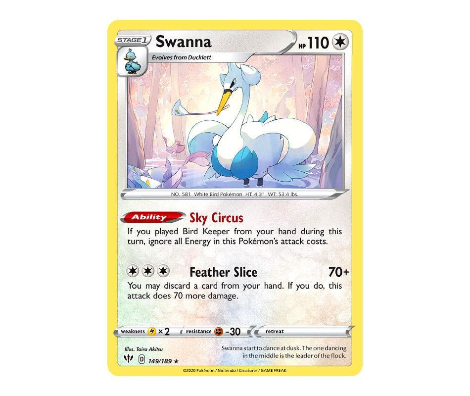 Pokemon: Swanna 149/189 - Darkness Ablaze | Romulus Games