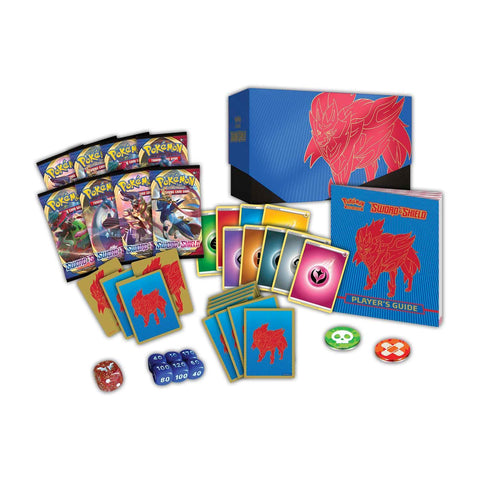 Pokemon: Sword & Shield Base Set - Elite Trainer Box: Zamazenta | Romulus Games