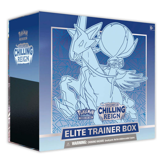 Pokemon: Sword & Shield Chilling Reign - Elite Trainer Box: Ice Ryder Calyrex | Romulus Games