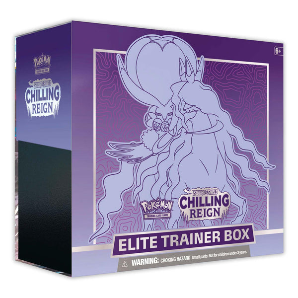 Pokemon TCG: Sword & Shield Chilling Reign - Elite Trainer Box: Shadow ...