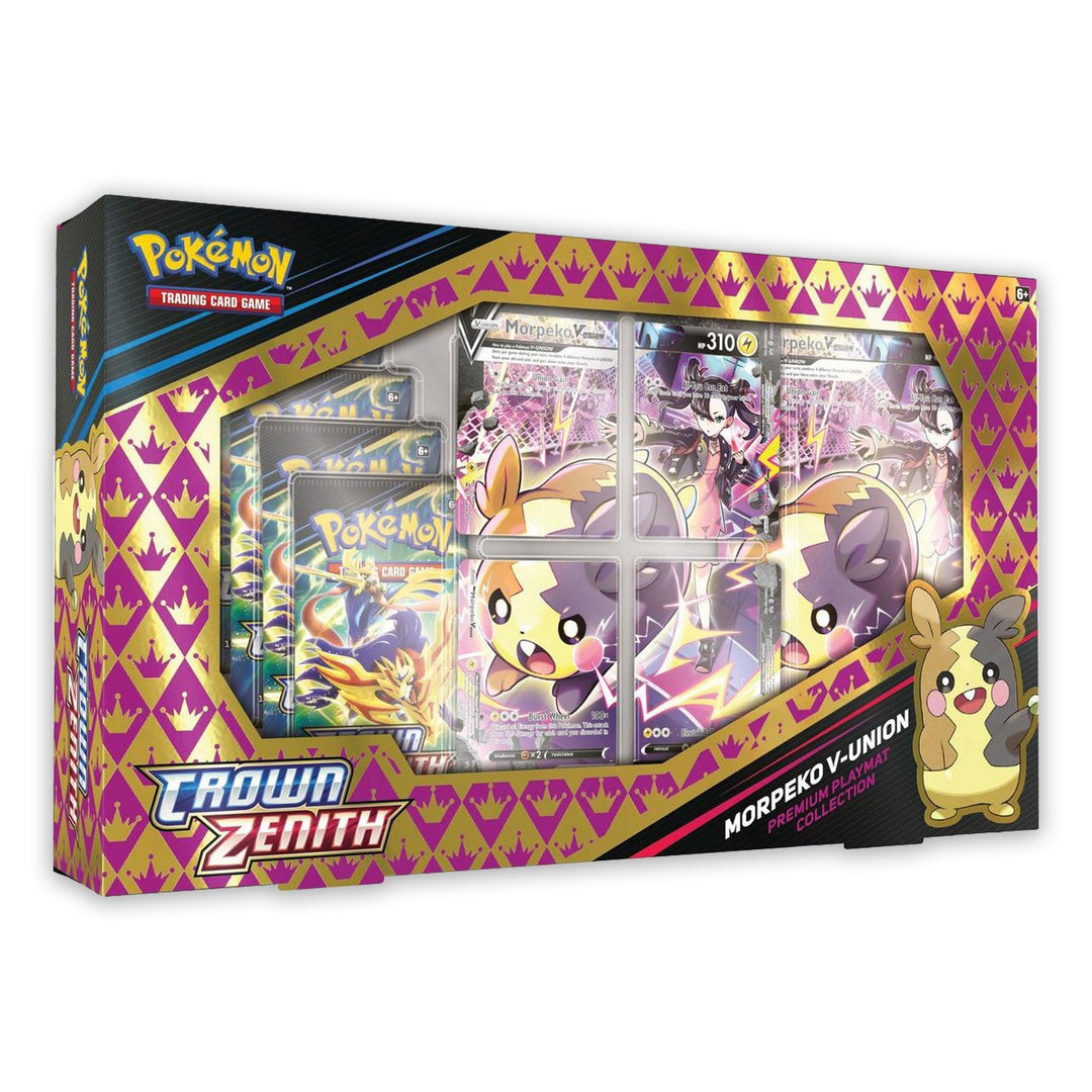 Pokemon: Sword & Shield Crown Zenith - Morpeko V-Union - Premium Playmat Collection | Romulus Games