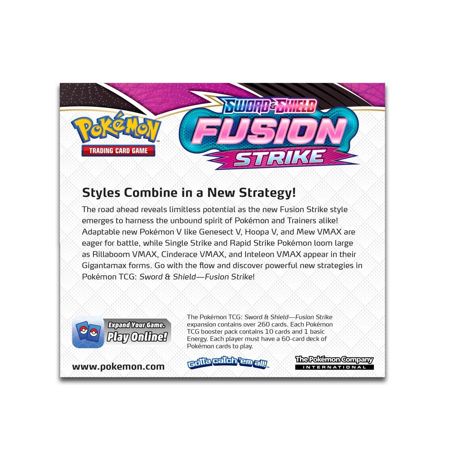 Pokemon: Sword & Shield Fusion Strike - Booster Box | Romulus Games