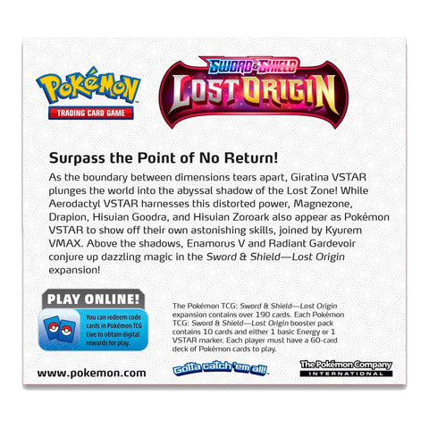 Pokemon: Sword & Shield Lost Origin - Booster Box | Romulus Games