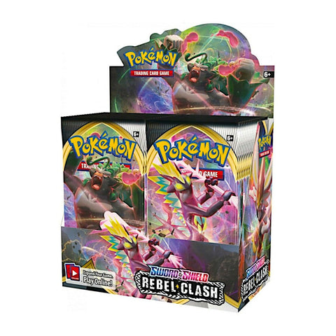 Pokemon: Sword & Shield Rebel Clash - Booster Box | Romulus Games