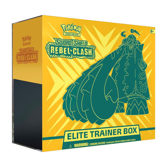 Pokemon: Sword & Shield Rebel Clash - Elite Trainer Box | Romulus Games