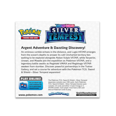 Pokemon: Sword & Shield Silver Tempest - Booster Box | Romulus Games