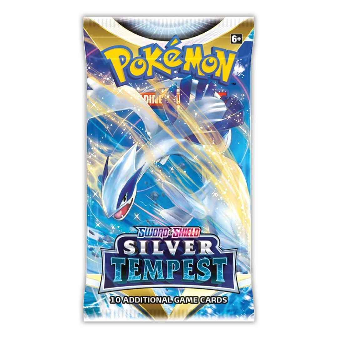 Pokemon: Sword & Shield Silver Tempest - Booster Pack: Artwork Set (4 Packs) | Romulus Games