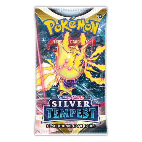 Pokemon: Sword & Shield Silver Tempest - Booster Pack: Artwork Set (4 Packs) | Romulus Games