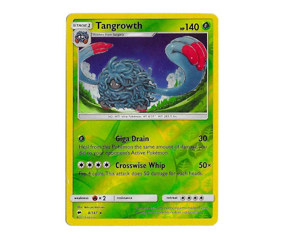 Pokemon: Tangrowth 8/147 (Reverse Holo) - Burning Shadows | Romulus Games