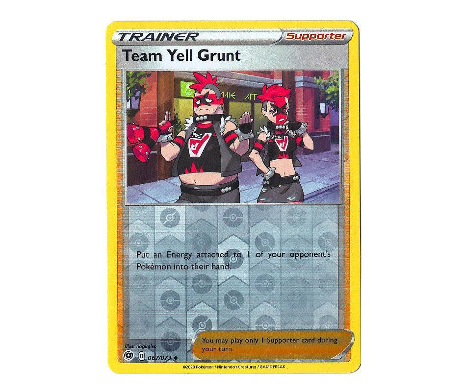 Pokemon: Team Yell Grunt 067/073 (Reverse Holo) - Champion's Path | Romulus Games