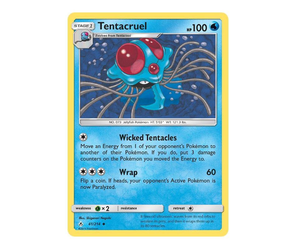 Pokemon: Tentacruel 41/214 - Unbroken Bonds | Romulus Games