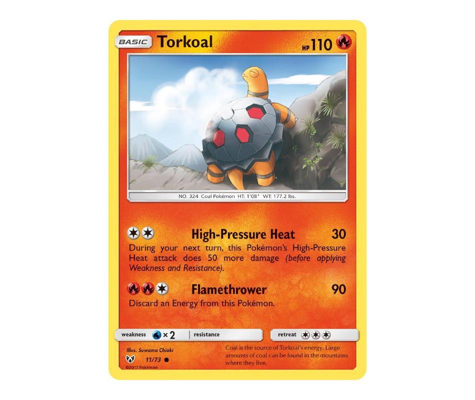 Pokemon: Torkoal 11/73 - Shining Legends | Romulus Games