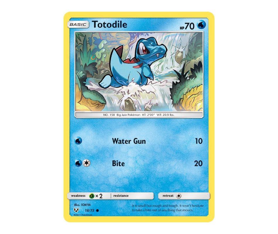 Pokemon: Totodile 18/73 - Shining Legends | Romulus Games