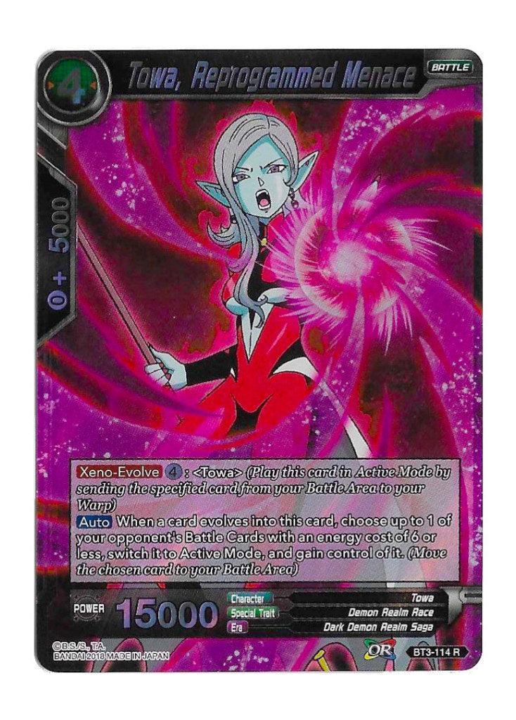 Dragon Ball Super: Towa, Reprogrammed Menace (Foil) BT3-114 - Cross Worlds | Romulus Games