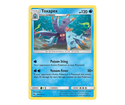 Pokemon: Toxapex 69/214 - Lost Thunder | Romulus Games