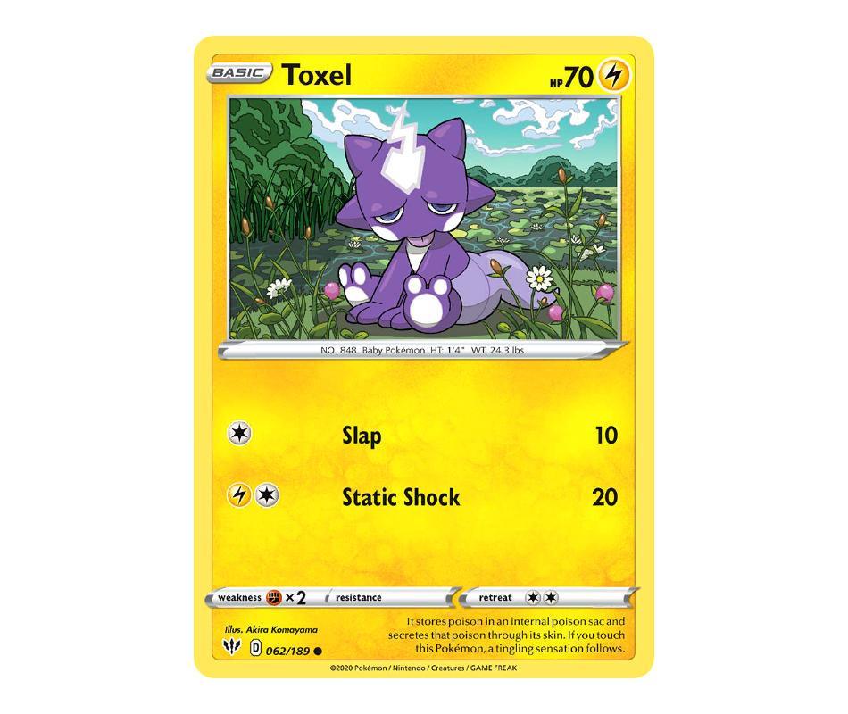 Pokemon: Toxel 062/189 - Darkness Ablaze | Romulus Games